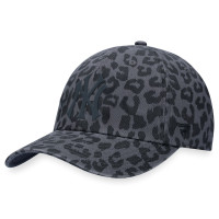Women's New York Yankees Leopard Adjustable Hat - Black